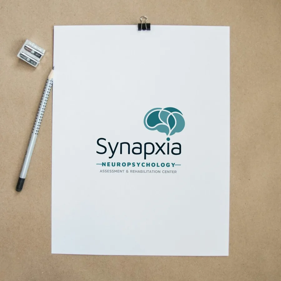 Synapxia brand on a letter